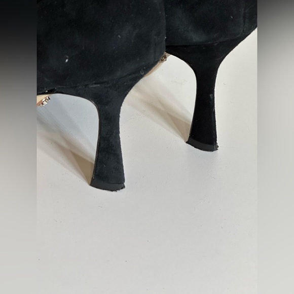 Sam Edelman Moe Western Boot Women’s 8.5 Cowgirl Suede Western Black - Picture 8 of 12